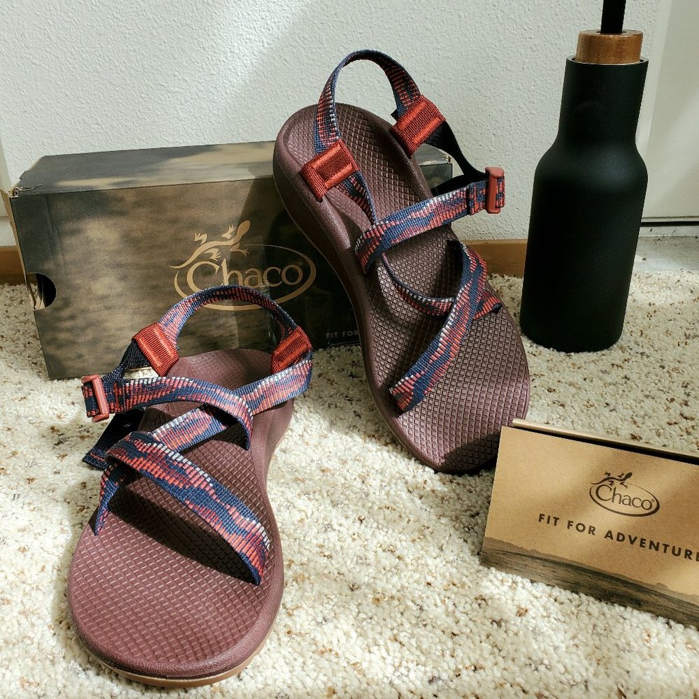 Chaco Z/Cloud Scrap Grenadine Rouge Sandals *NWT*